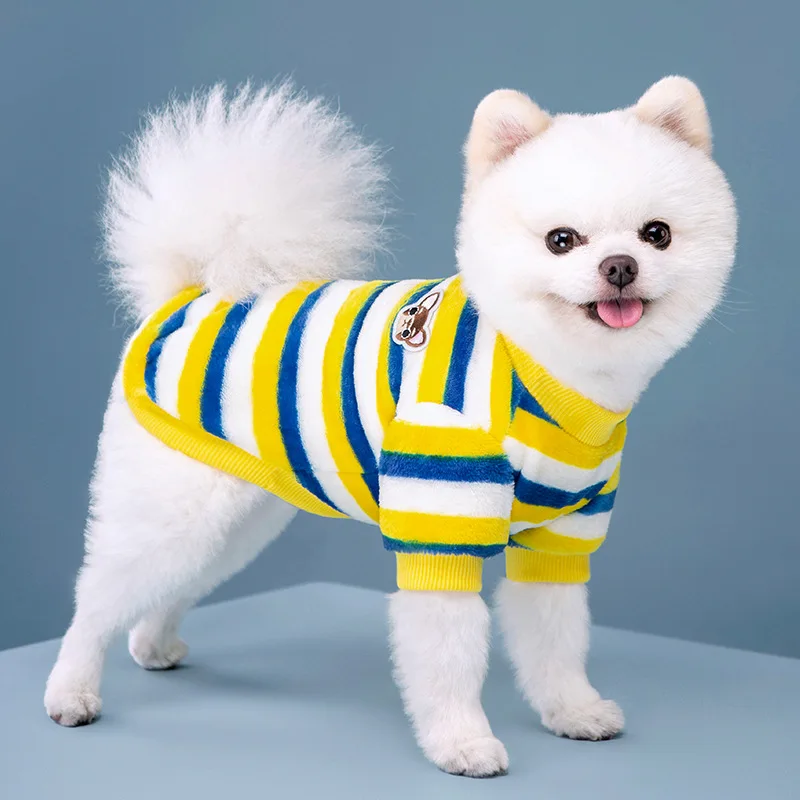 Striped Winter Dog Sweater