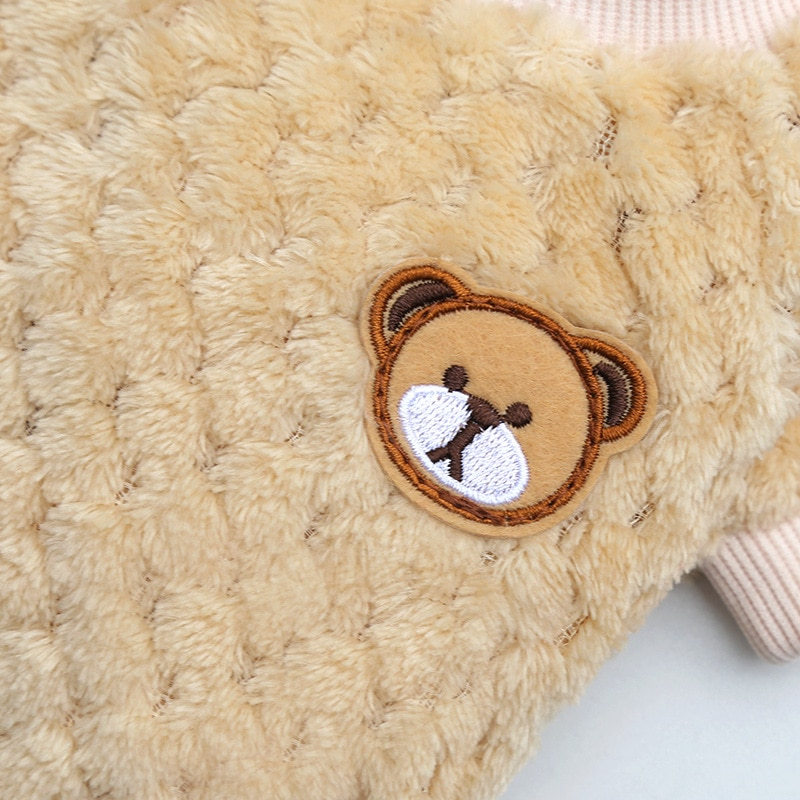 Teddy Bear Plush Dog Sweater