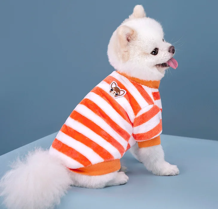 Striped Winter Dog Sweater