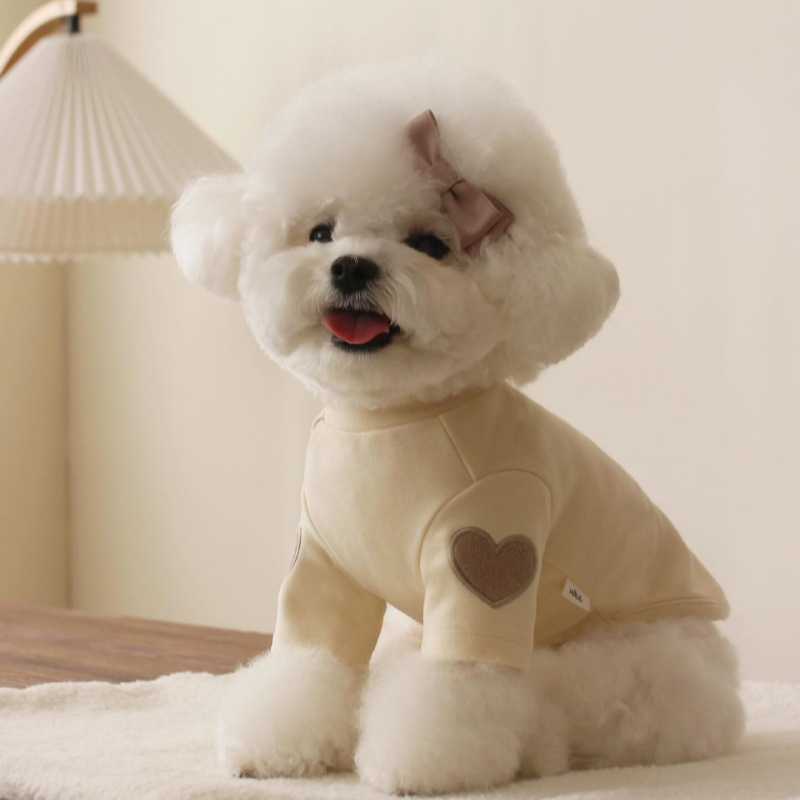 Heart Patch Dog Sweatshirt