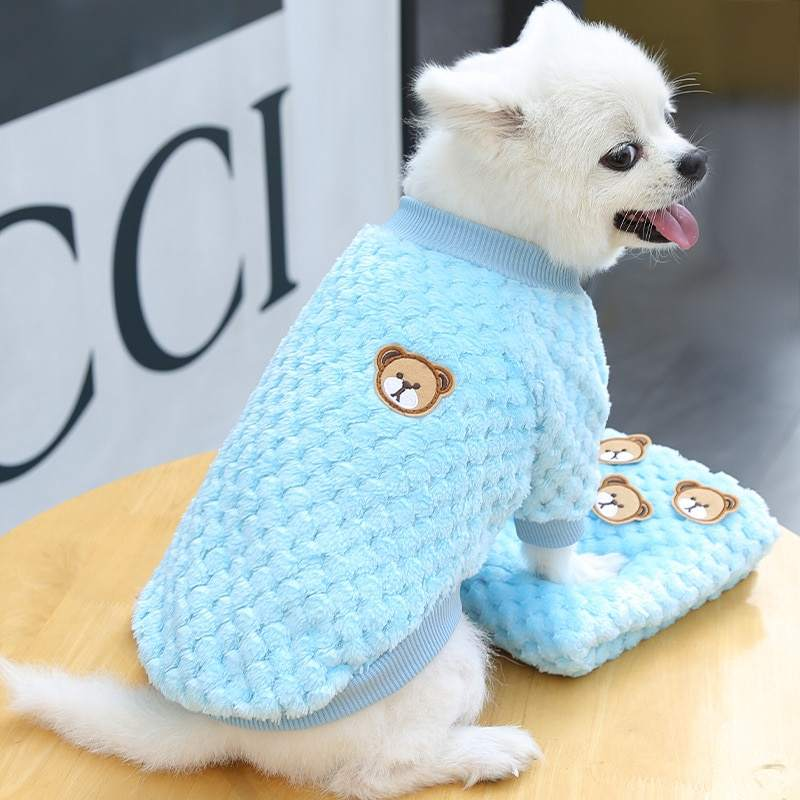 Teddy Bear Plush Dog Sweater