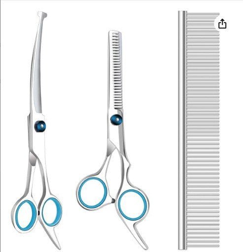 Professional Dog Grooming Scissors Set