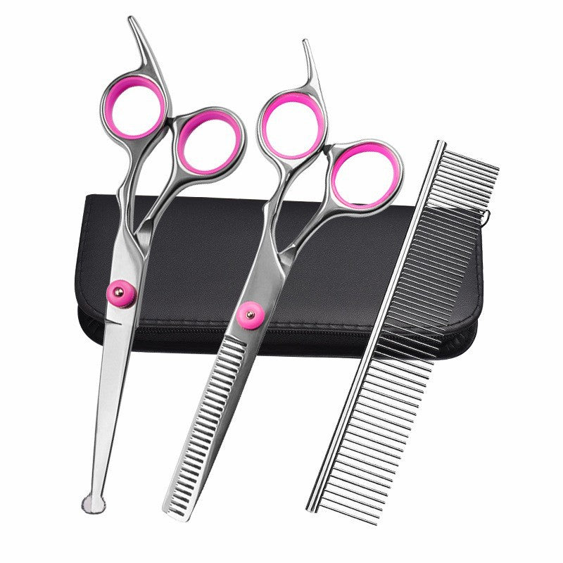Professional Dog Grooming Scissors Set