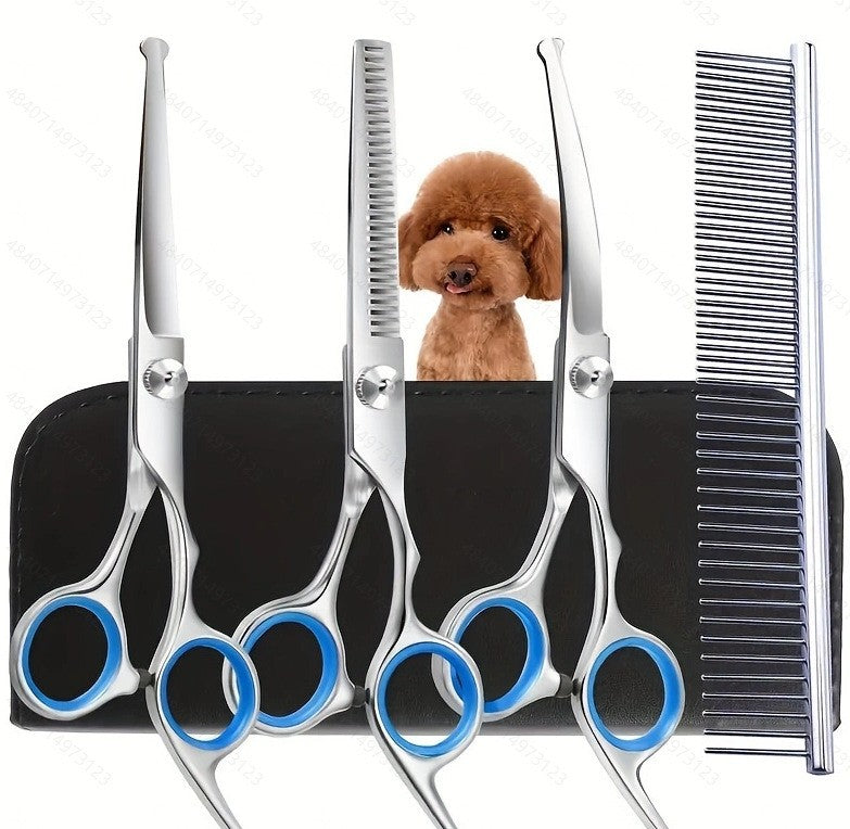 Professional Dog Grooming Scissors Set