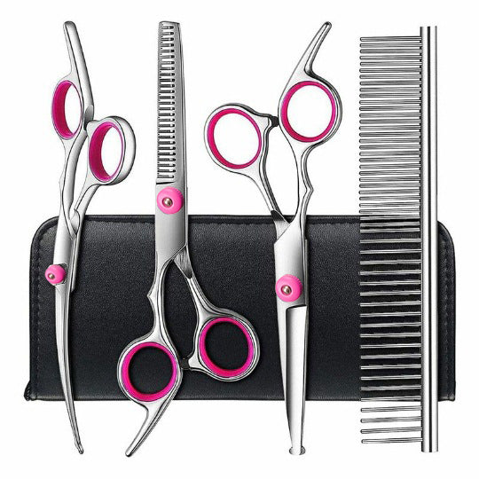 Professional Dog Grooming Scissors Set