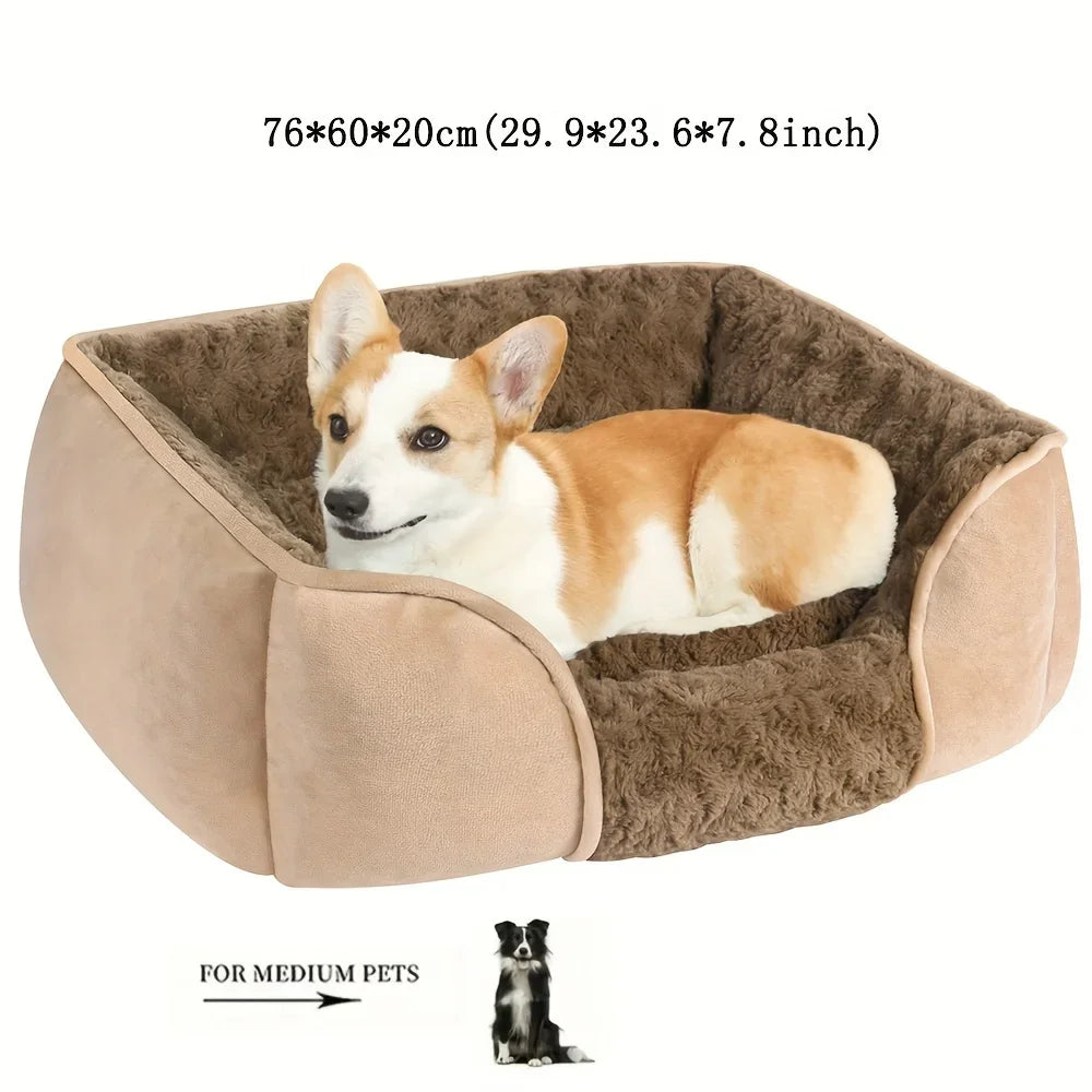 Ultra Cozy Rectangular Dog Bed
