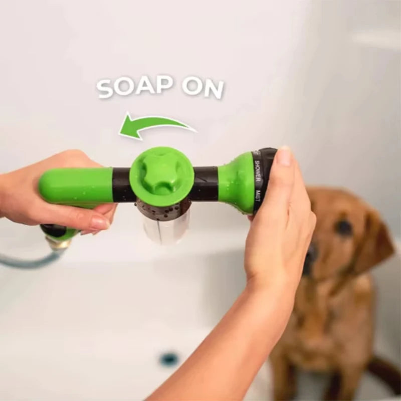 8 in 1 Dog Bath Hose Nozzle