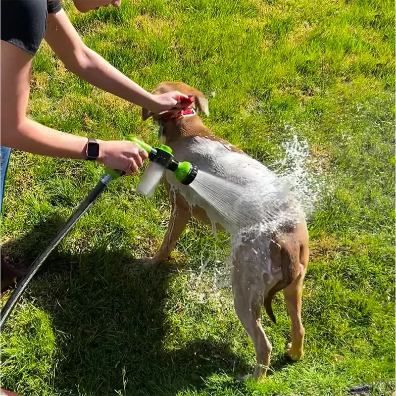 8 in 1 Dog Bath Hose Nozzle