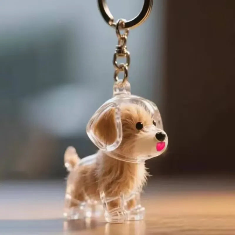 Pet Hair Storage Keychain
