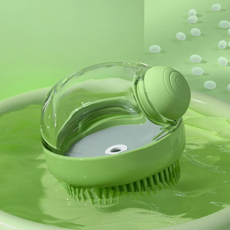 Soap Dispenser Dog Bath Brush