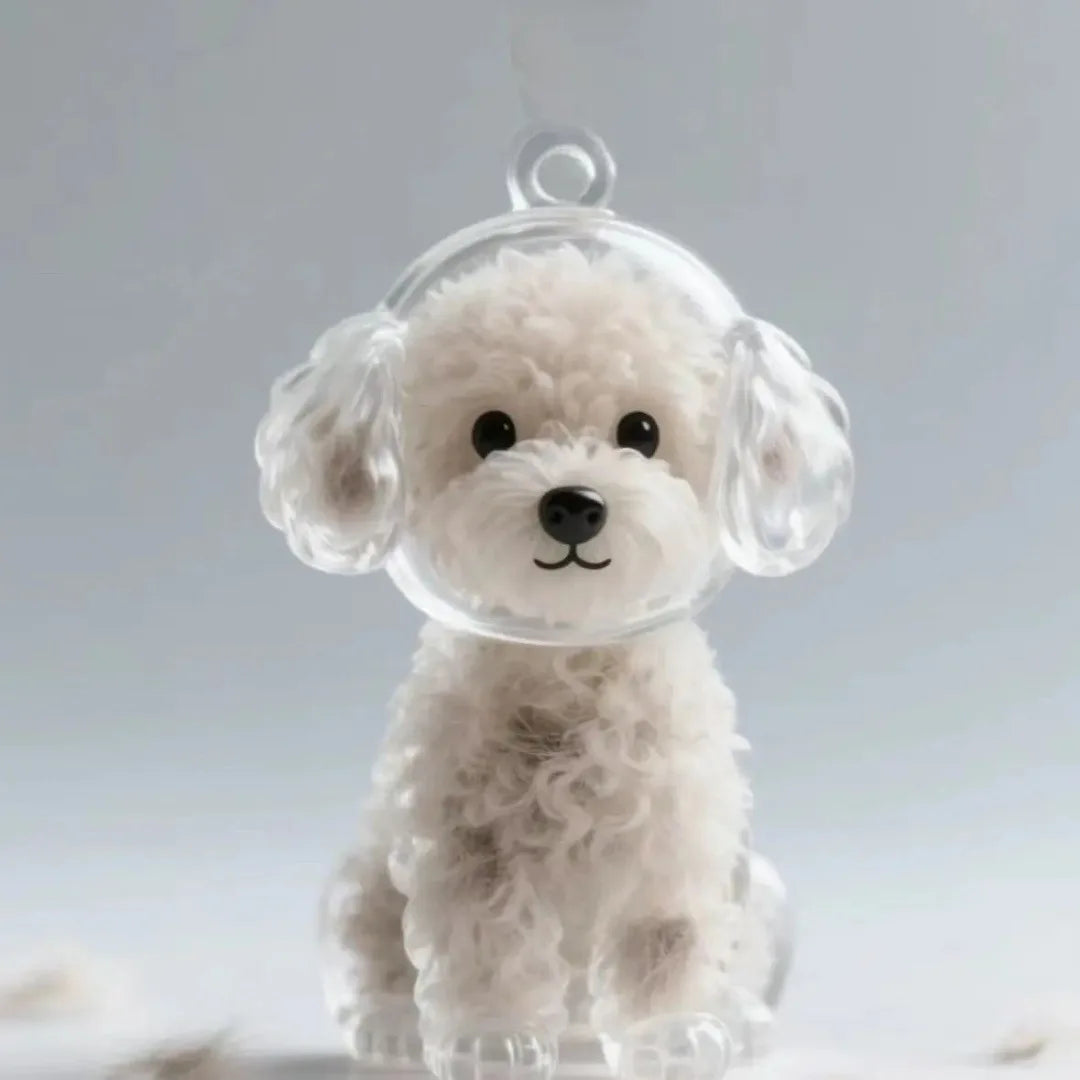 Pet Hair Storage Keychain