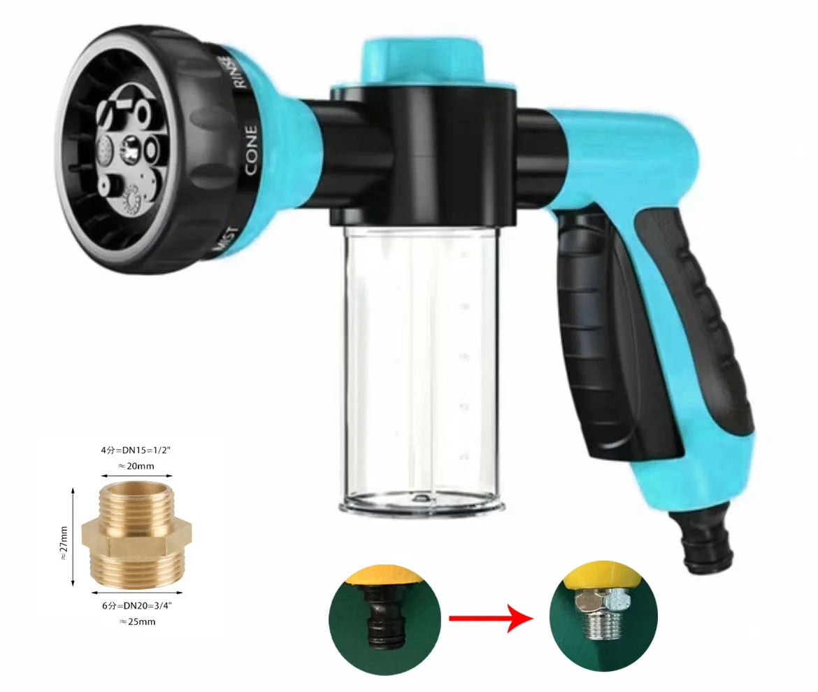 8 in 1 Dog Bath Hose Nozzle