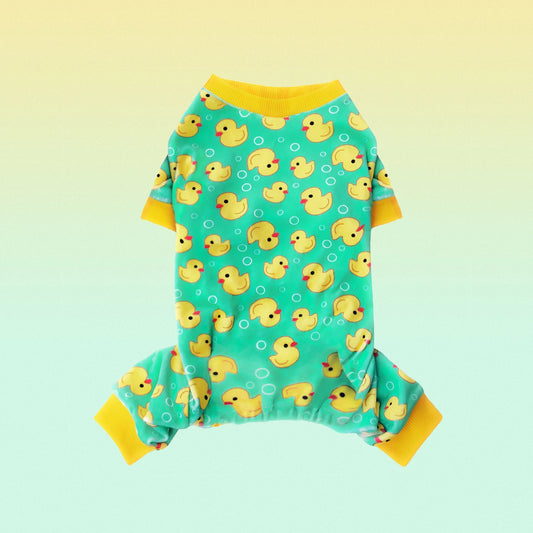 Duck Print Yorkie Pajama