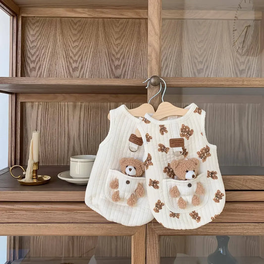 Teddy Bear Pocket Dog Vest Harness