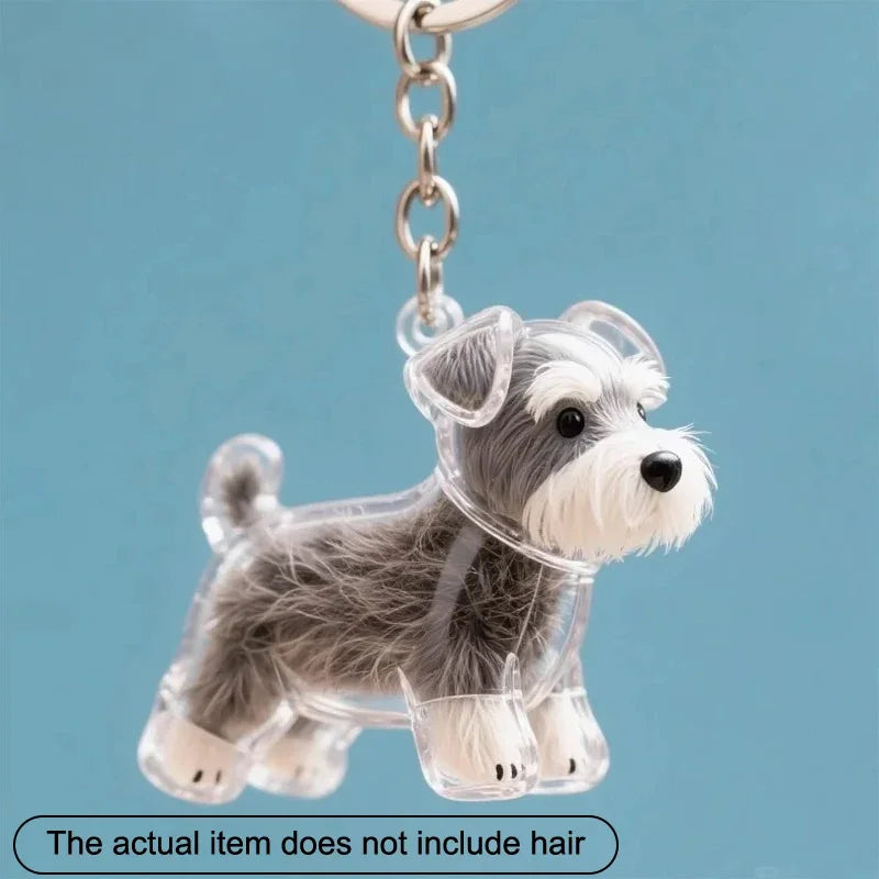 Pet Hair Storage Keychain