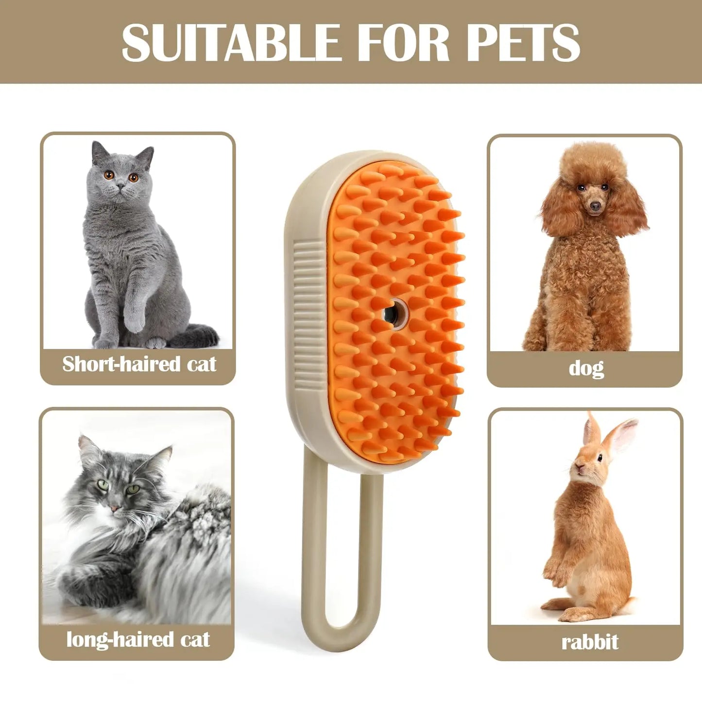 3 in 1 Grooming Brush