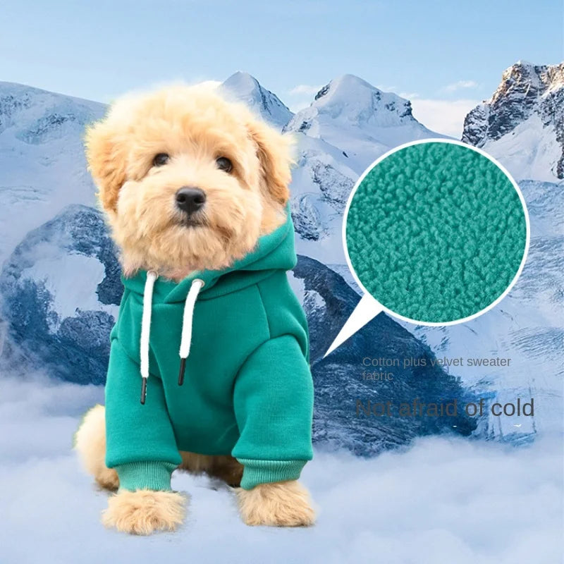Warm Fleece Dog Hoodie