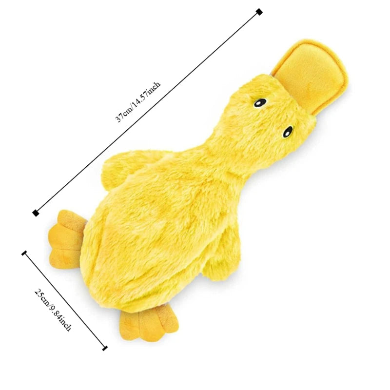 Yorkies Clubs Plush Duck Crinkle Toy