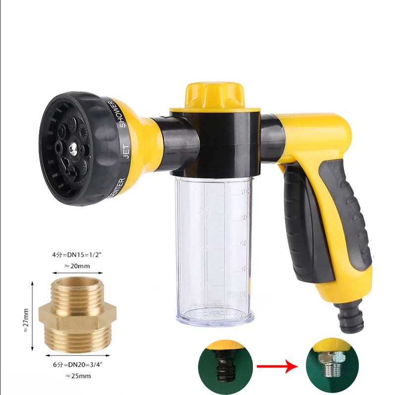 8 in 1 Dog Bath Hose Nozzle