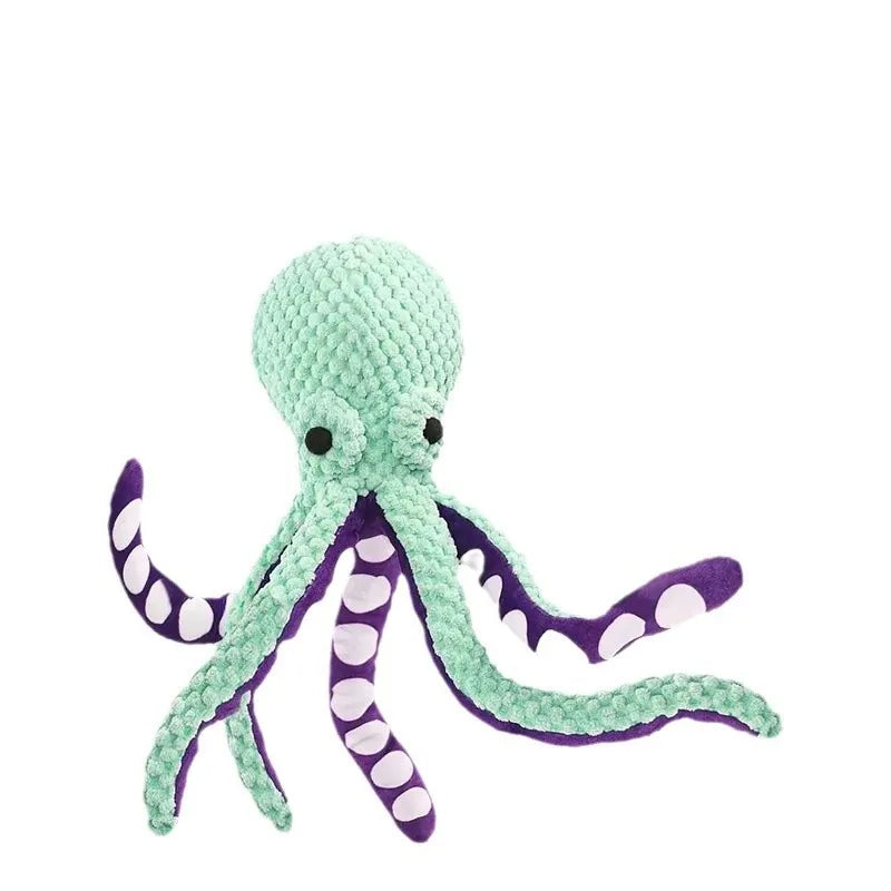Squeaky Octopus Plush Toy