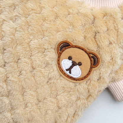 Teddy Bear Plush Dog Sweater