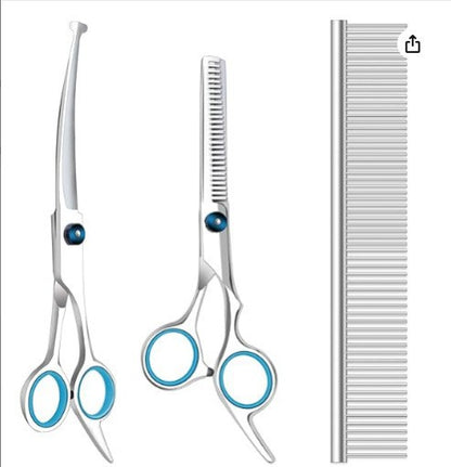Professional Dog Grooming Scissors Set