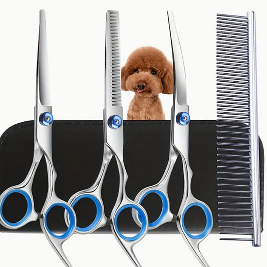 Professional Dog Grooming Scissors Set