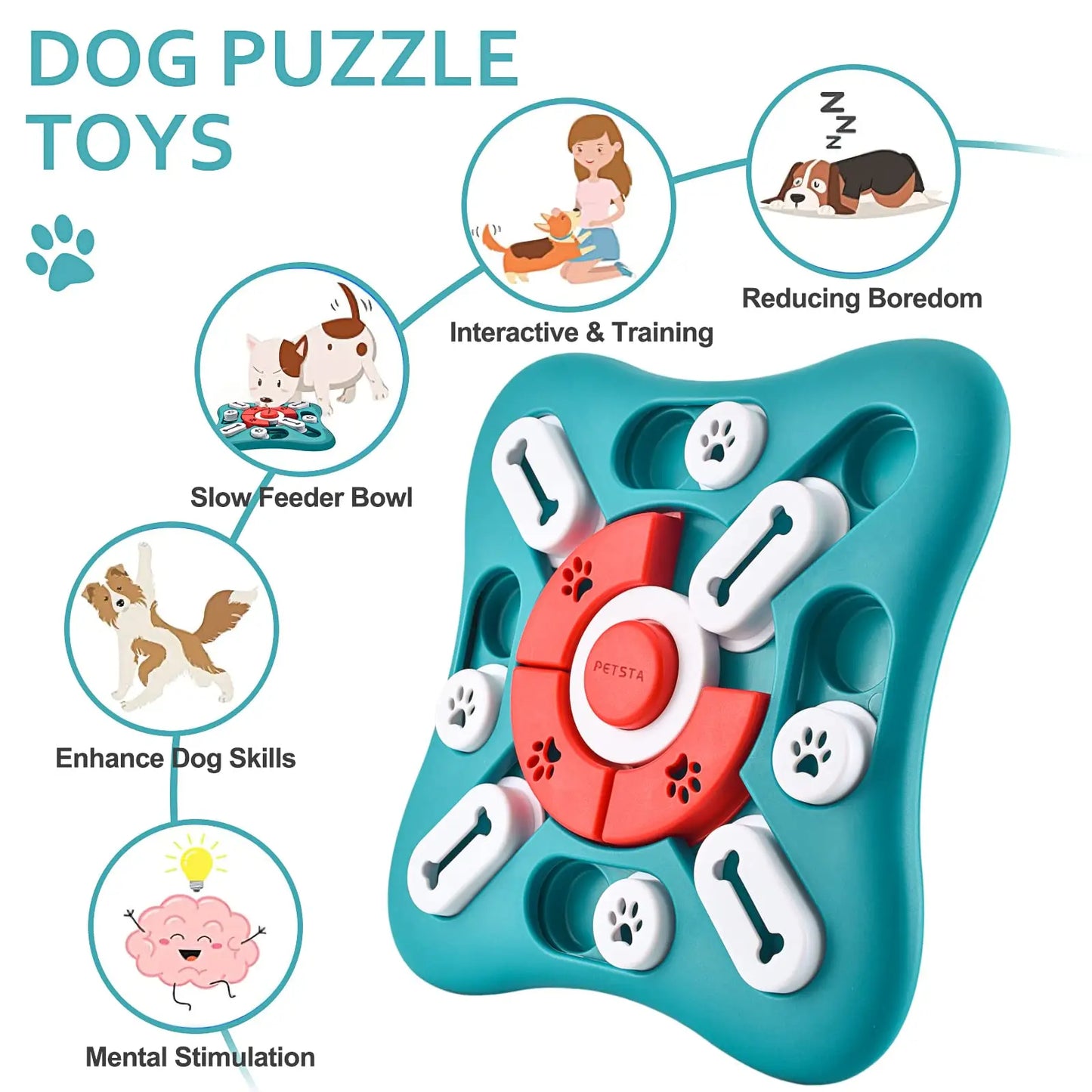 Yorkie Interactive Puzzle Feeder