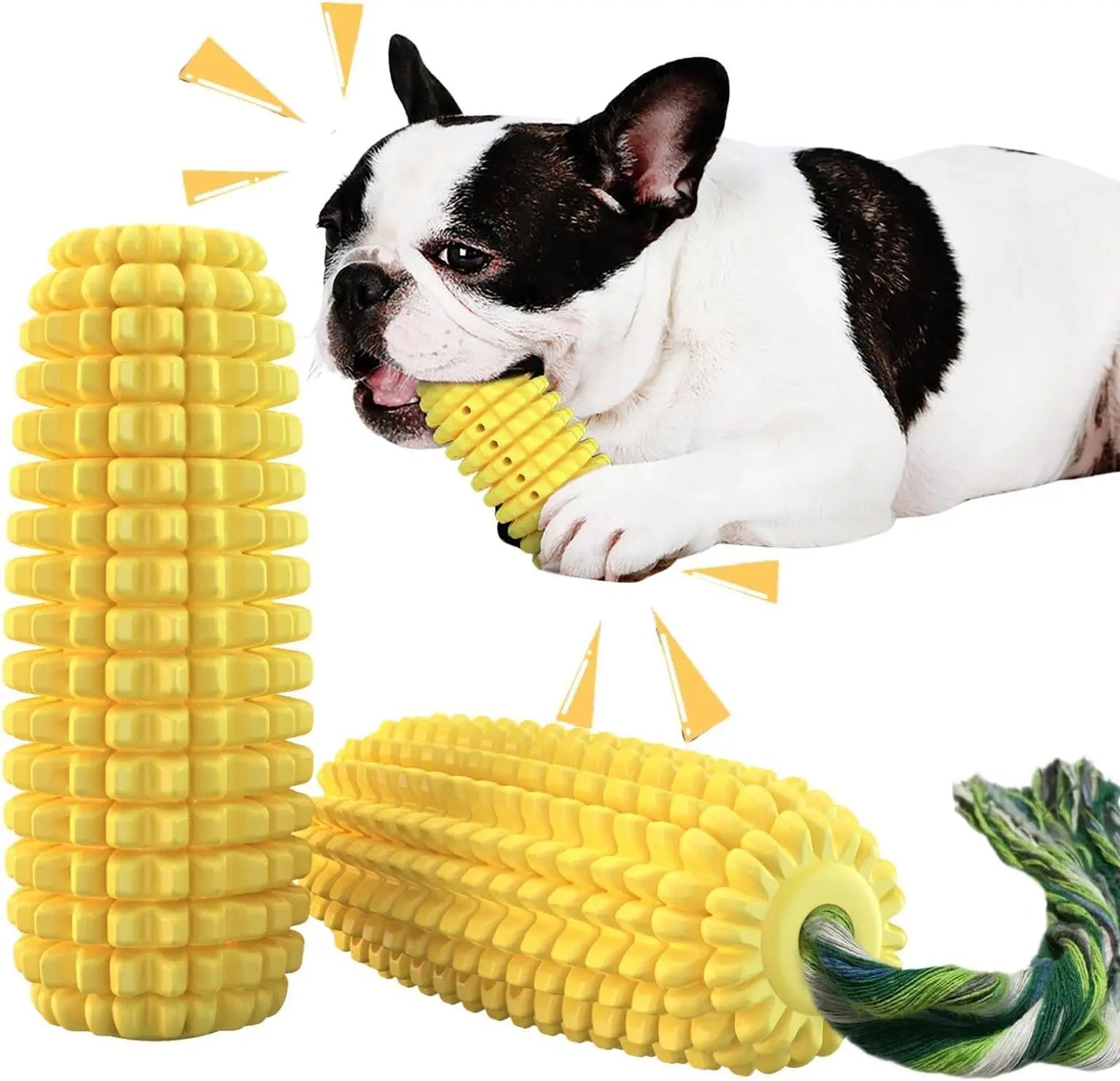 Corn Shaped Yorkie Chew Toy
