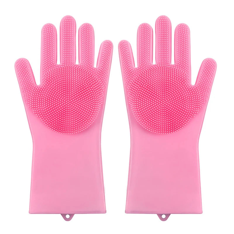 Silicone Pet Bathing Gloves