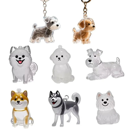 Pet Hair Storage Keychain