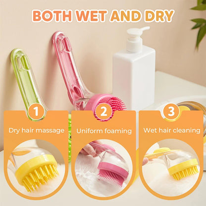 Soap Dispenser Dog Bath Brush