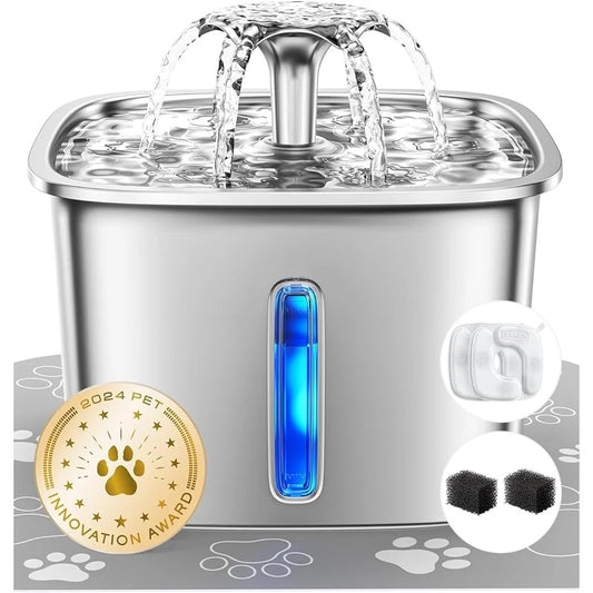 Stainless Steel Pet Water Fountain