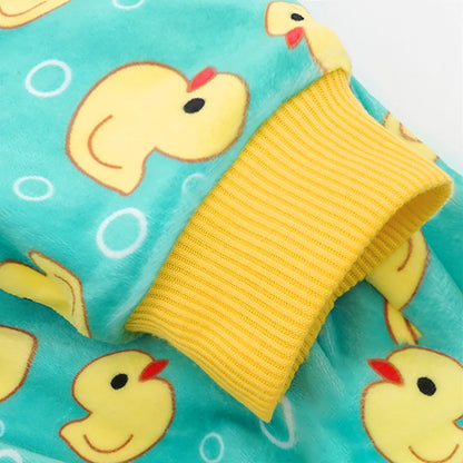 Duck Print Yorkie Pajama