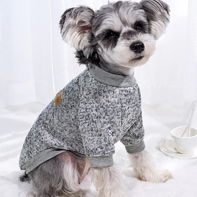 Classic Pink Knit Dog Sweater