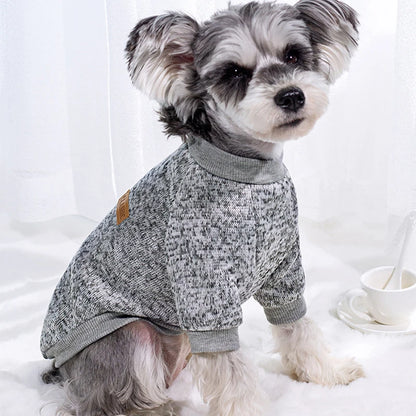 Classic Pink Knit Dog Sweater