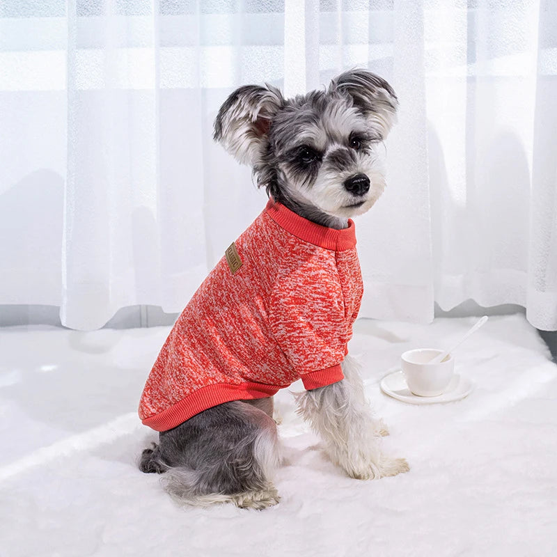 Classic Pink Knit Dog Sweater