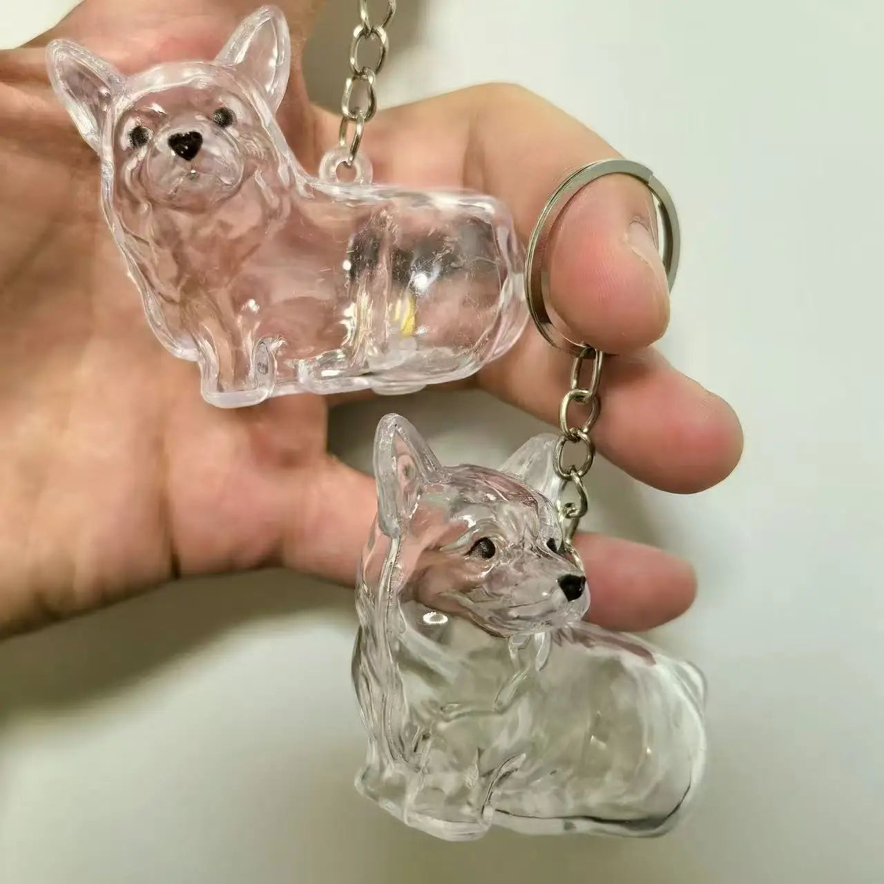 Pet Hair Storage Keychain