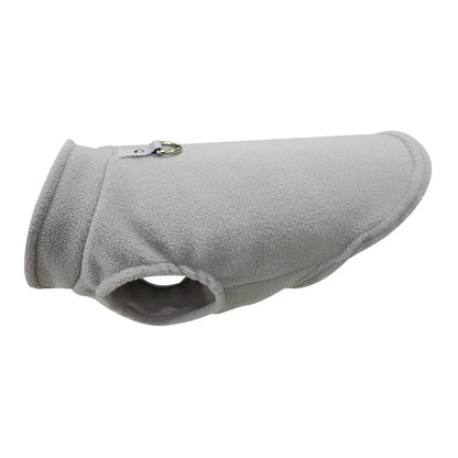 Soft Fleece Dog Shirt with Leash Ring