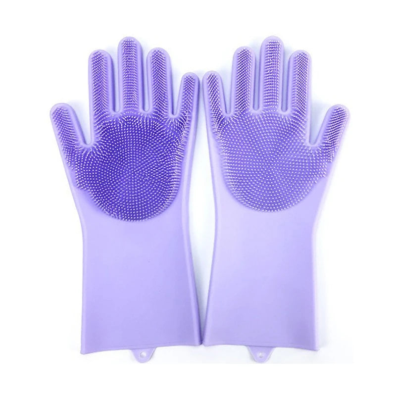 Silicone Pet Bathing Gloves