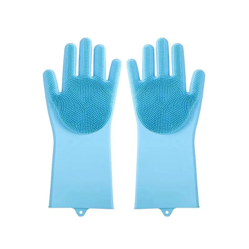 Silicone Pet Bathing Gloves