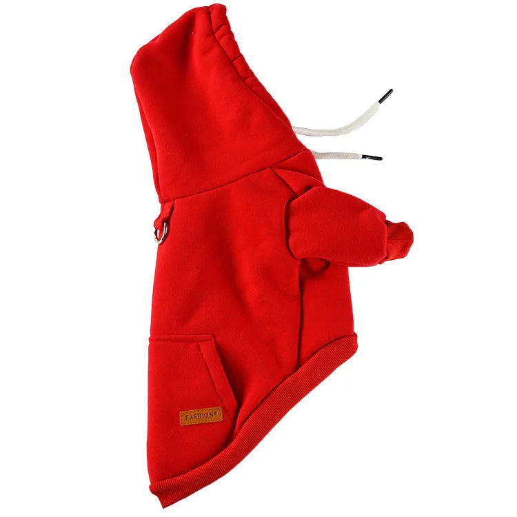Warm Fleece Dog Hoodie