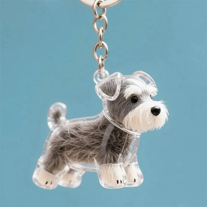Pet Hair Storage Keychain