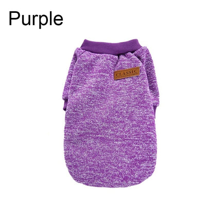 Classic Pink Knit Dog Sweater