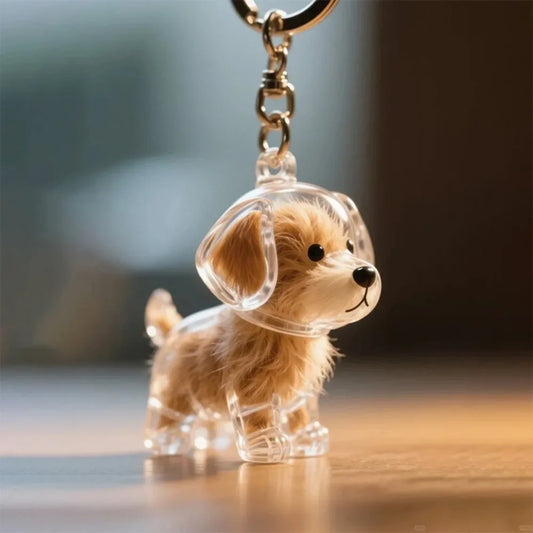 Pet Hair Storage Keychain