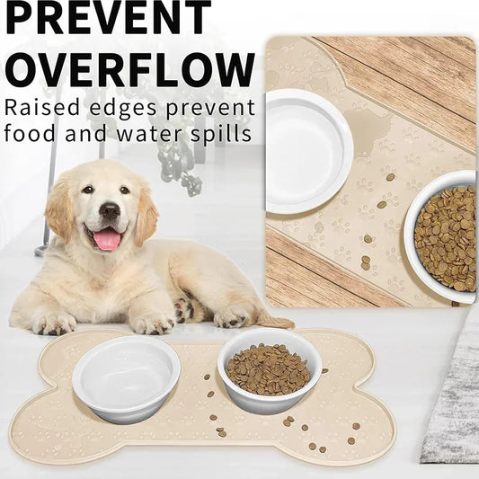 Waterproof Silicone Pet Bowl Mat