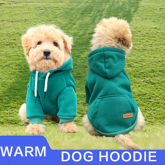 Warm Fleece Dog Hoodie
