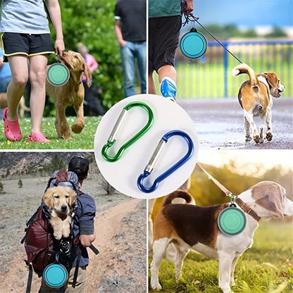 Collapsible Travel Bowls with Lids