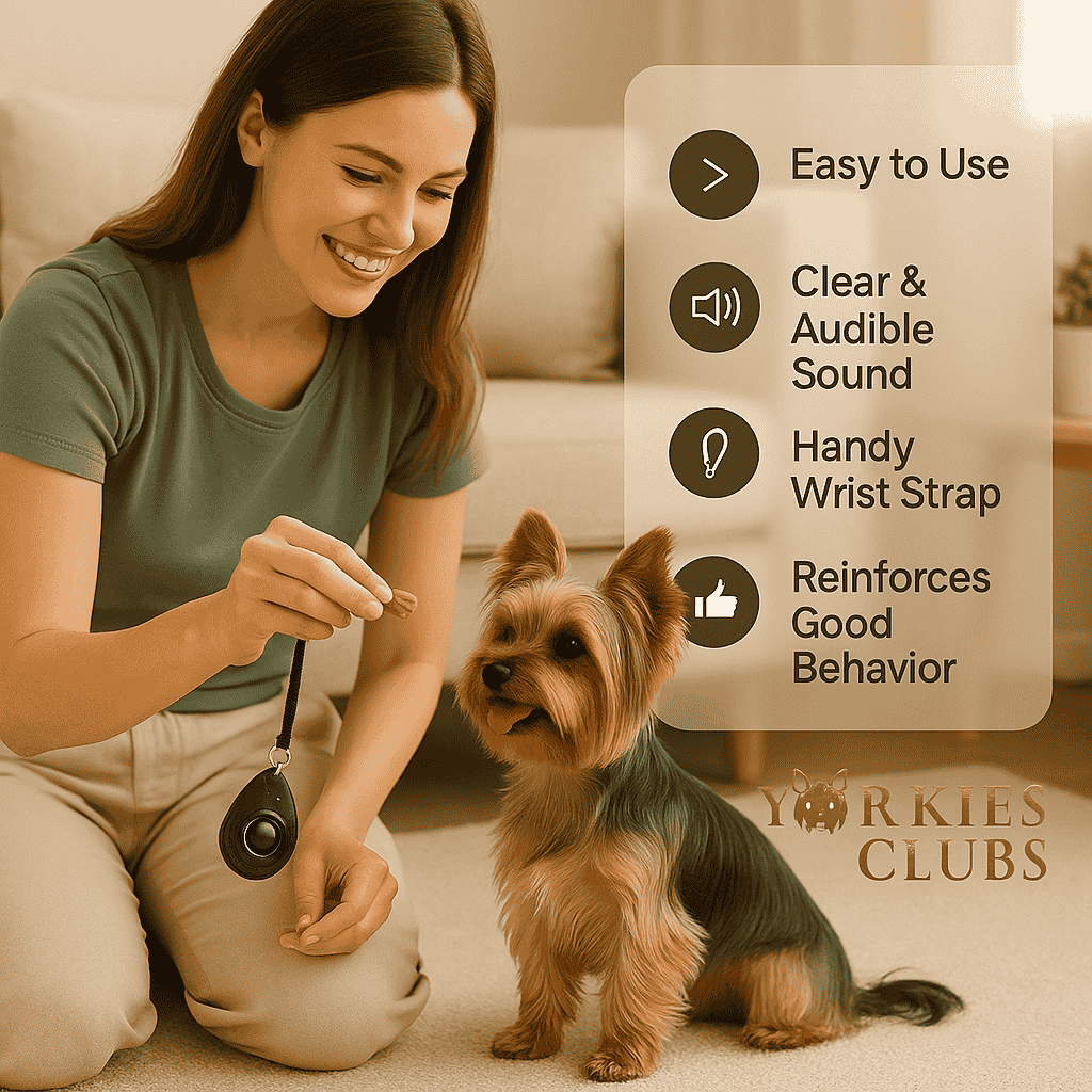 Yorkies Clubs™ Training Clickers with Wrist Strap