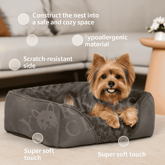 Ultra Cozy Rectangular Dog Bed